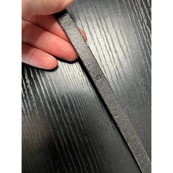 J. Crew Preppy Thin Leather Belt with Small Silver Stud Details - Picture 4 of 7